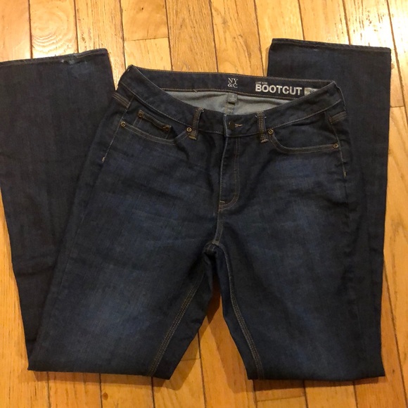 New York & Company Denim - NY&Co Womens Bootcut Low Rise Curvy Jeans